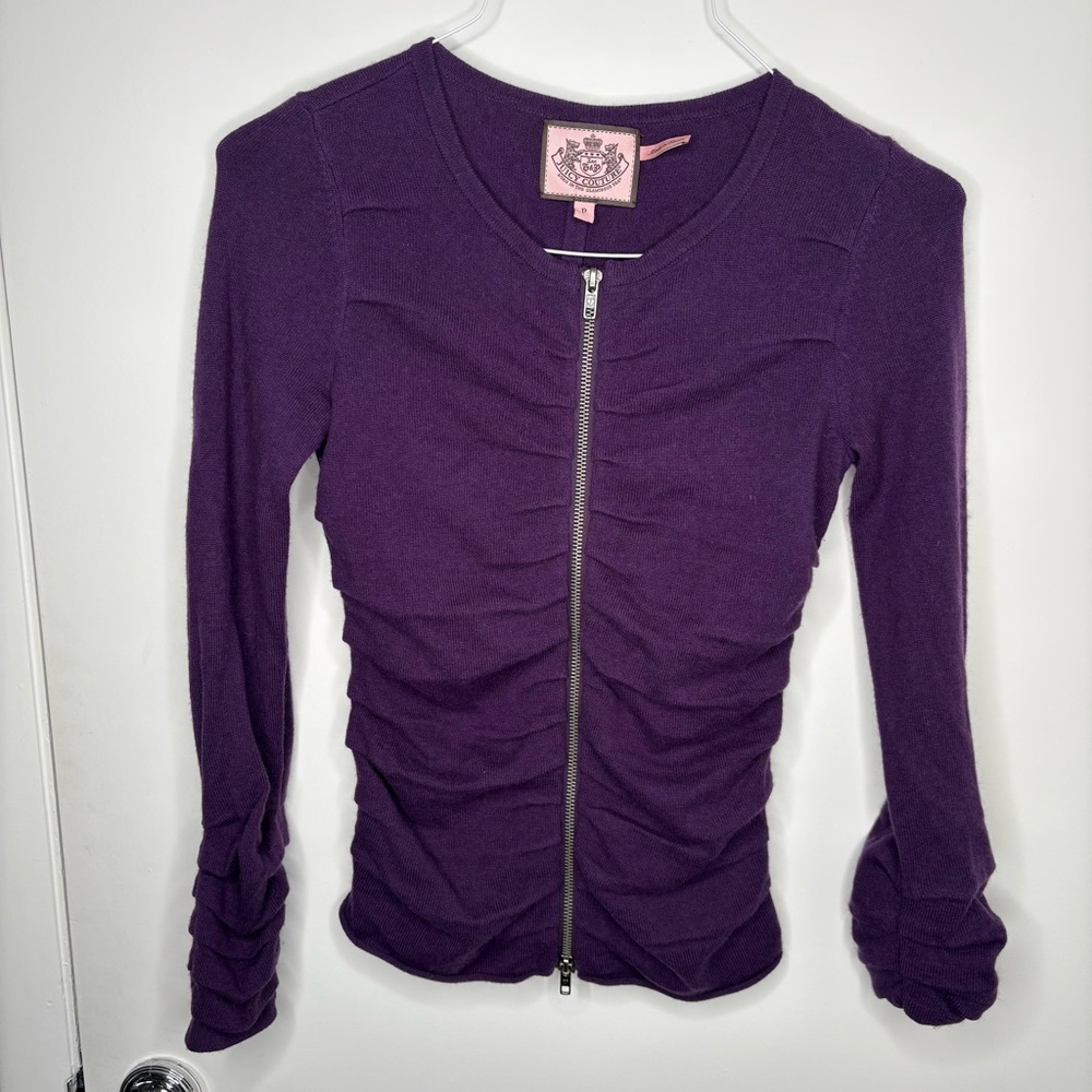 Juicy Couture Wool & Cashmere Purple Sweater
